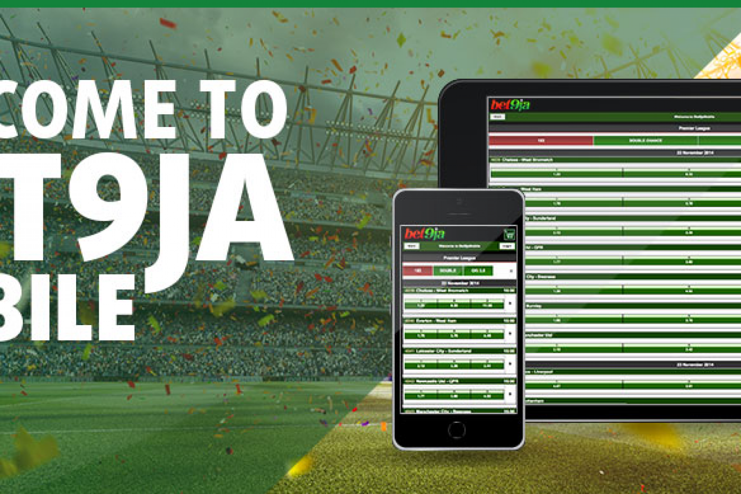 Bet9ja Nigeria - Sport Betting, Premier Organization Probabilities, Online Casino, Bet